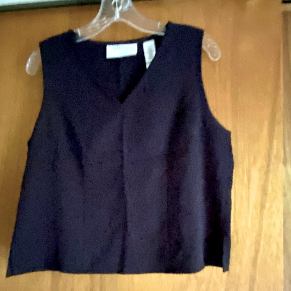 Liz Claiborne Villager Deep Blue Tank